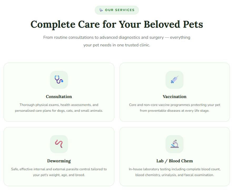 complete care for your belovd pets